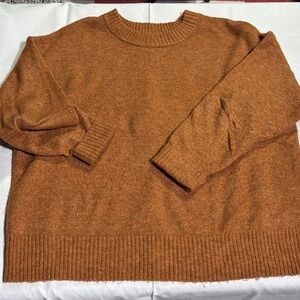 Ava & Viv Rust Knit Pullover
